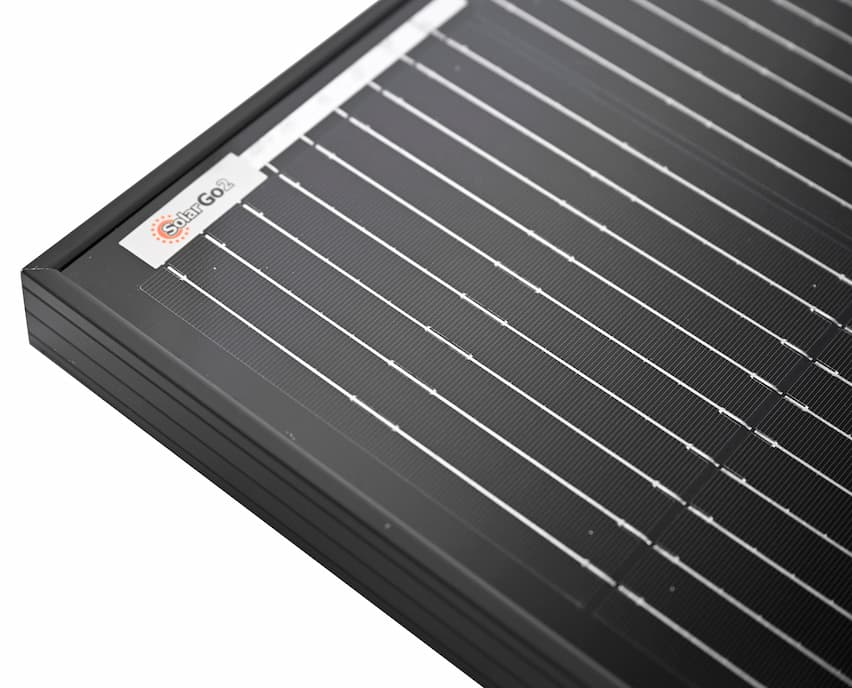 SolarGo2 solar panels in black