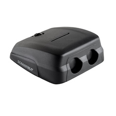 Scanstrut Double Cable Gland (Black) DS-HD10-BLK