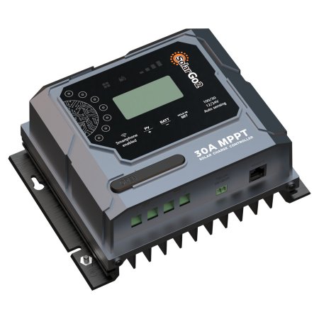 SolarGo2 100V 30A MPPT Solar controller with BT and Display