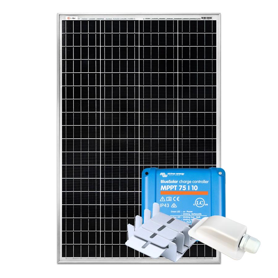 130W Rigid Solar Panel Kit SolarGo2