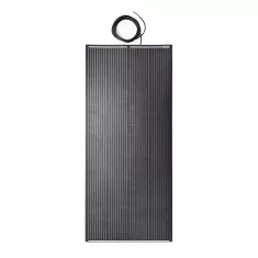 SolarGo2 250W Semi-Flexi Solar Panel Black Rear Exit