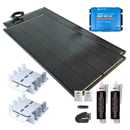 SolarGo2 SolarGo2 400W Solar Panel Black Kit (2x200w)